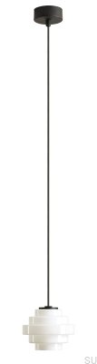 Luminária Pendente Filo Metal Preta (diâmetro 14)