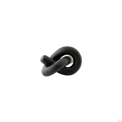 Puxador para móvel Knot 50, lacado preto