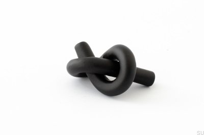 Puxador para móvel Knot 50, lacado preto