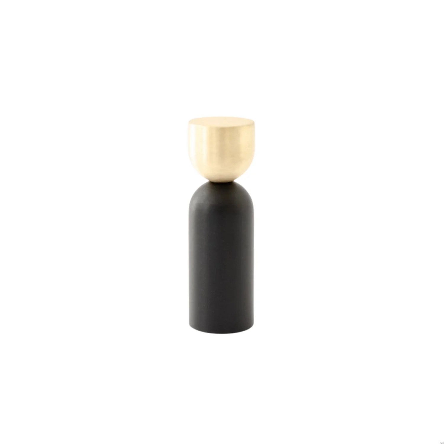 KR32AS/MB--Wieszak-ścienny-Kokeshi-Mix-1856-Mosiądz-Szczotkowany-Nielakierowany-Aluminium-Czarne-BB-Sweden-Skandynawskie-Uchwyty_1