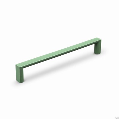 Puxador alongado para móveis Sala 160 Metal Verde