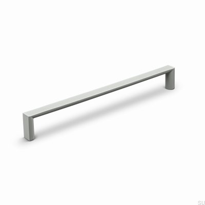 Puxador alongado para móveis Sala 192 Metal Silk Grey