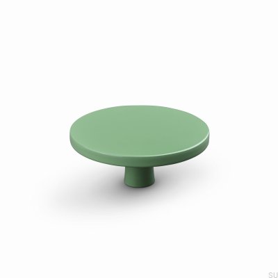Puxador de móveis verde metálico Garda 60