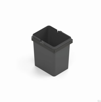 Contentor de triagem de resíduos Alicante 22x18 cinza escuro