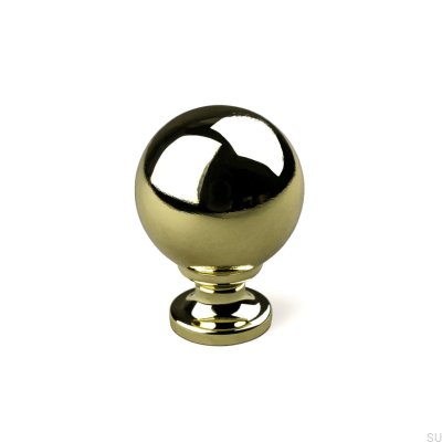 Puxador de metal para móveis Labaro 30, ouro polido