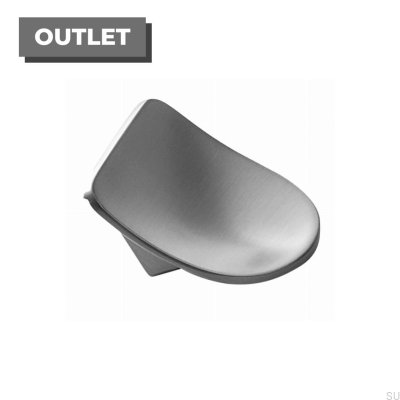 Puxador para móvel Slope 16 Metal Prata