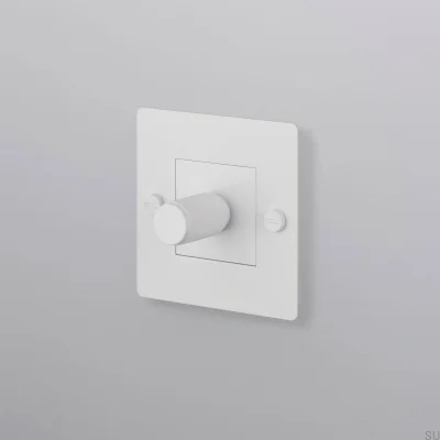 Luminária LED Cross 1G 250W Branco Aço com Dimmer Padrão Europeu sem logotipo