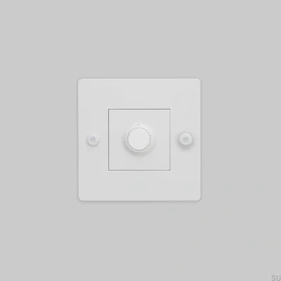 Dimmer com interruptor sem logotipo LED Linear 1G 250W Branco Aço Padrão Europeu