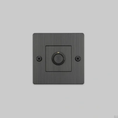 Dimmer com interruptor sem logotipo LED Linear 1G 250W Latão Bronze Queimado Padrão Europeu