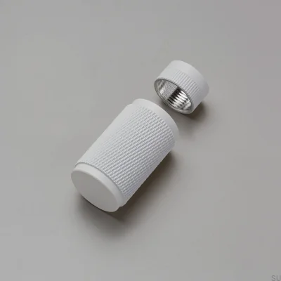 Kit decorativo para detalhe em cruz de aço branco com dimmer