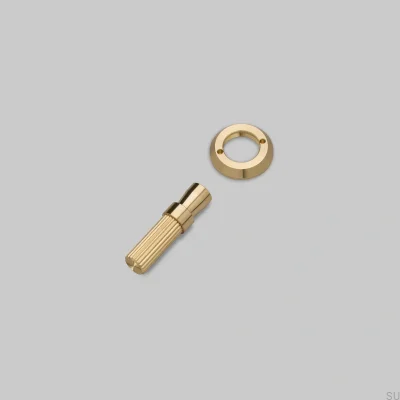 Kit decorativo de interruptor linear de latão com detalhes