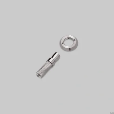 Conjunto decorativo para o interruptor Detail Linear Steel Silver.