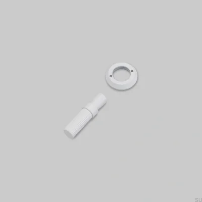 Conjunto decorativo para o interruptor Detail Linear Steel White.