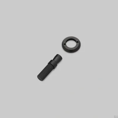 Kit decorativo para interruptor de latão bronze queimado com detalhes lineares
