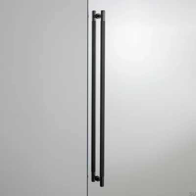 Puxador de Móveis Alongado de Dupla Face Closet Cross 724 em Latão Bronze Queimado