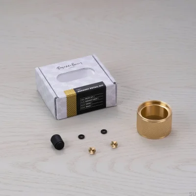 Kit de decoração de lâmpada cruzada de latão para detalhes de escapamento