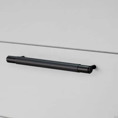 Puxador alongado para móveis Cross 225 preto