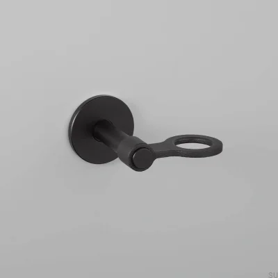 Suporte para sabonete Welder's Black Single Cast 98 em aço fundido