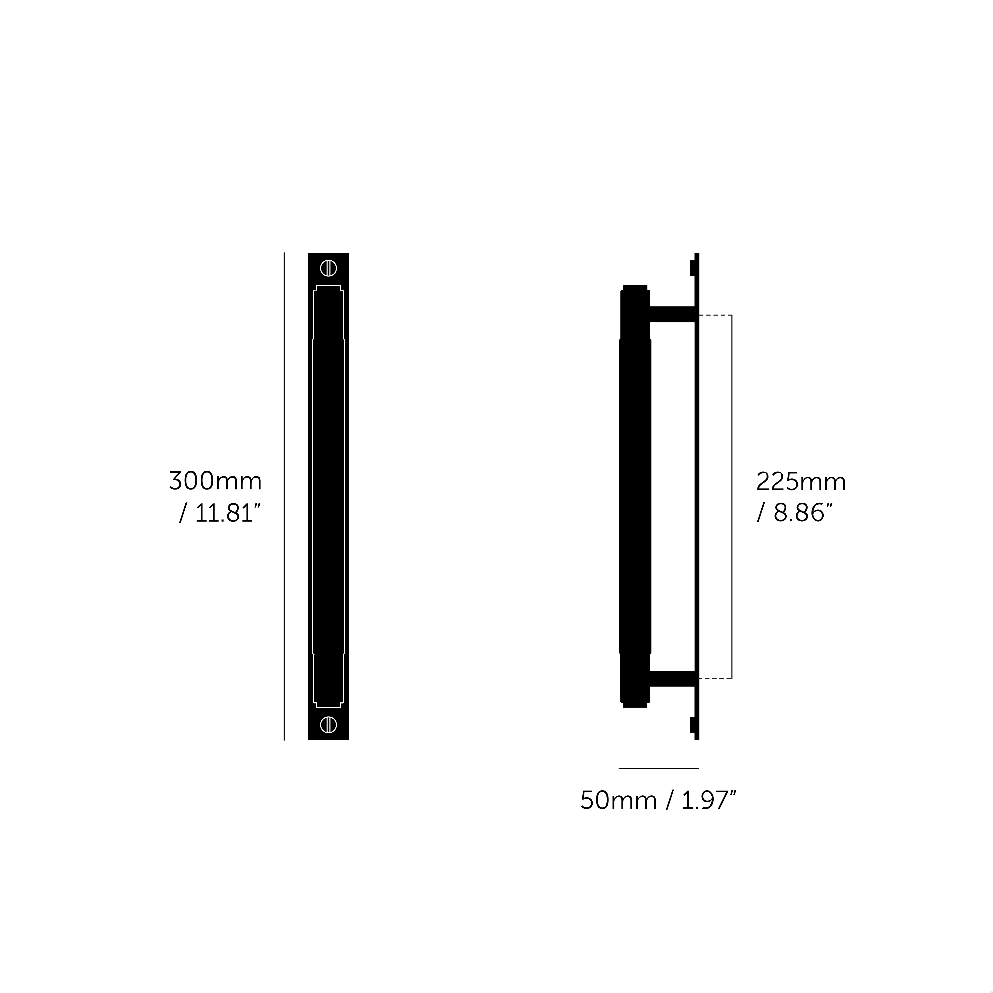 UPB-023993--Uchwyt-meblowy-podłużny-z-podkładką-Pull-Bar-Cross-Medium-Czarny-Buster-+-Punch-Skandynawskie-Uchwyty_6