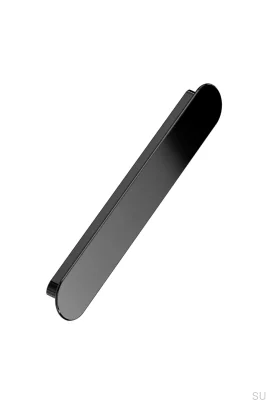 Puxador alongado para móveis Miro 160, metal, níquel preto