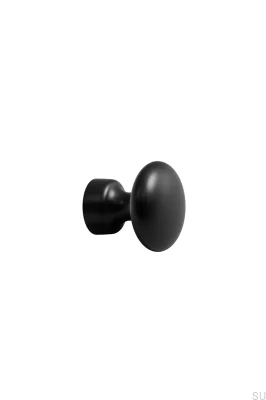 Puxador de metal preto fosco Baron 32 para móveis