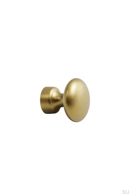 Puxador de metal para móveis Baron 32, dourado escovado escuro.