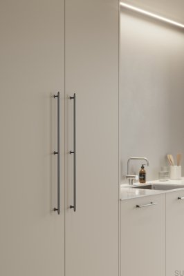 Villa Long 640 Puxador para móveis oblongo de metal
