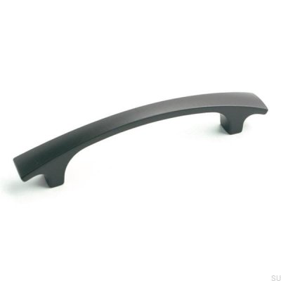 Puxador de móvel alongado 1301 96 Metal preto