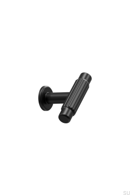 Puxador de Móveis T-Bar Villa 50 em Metal Preto Fosco
