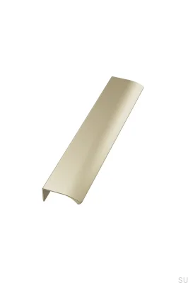Puxador para móveis Edge Straight 100 edge, Alumínio Gold Brushed