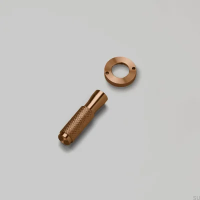 Conjunto decorativo para o interruptor Detail Cross Steel Warm Sunset.