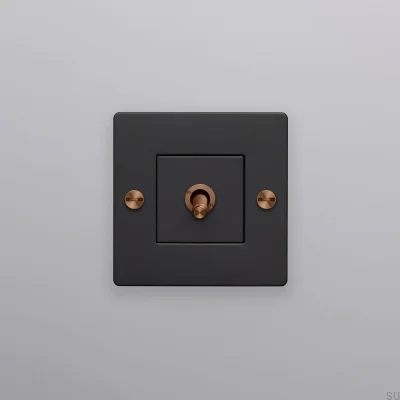 Switch único sem logotipo Cross 1G Preto com Warm Sunset Padrão Europeu