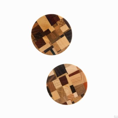 Puxador de madeira para móveis Klimt I 30, óleo duro, incolor, semibrilho