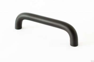 Puxador alongado para móveis Grip 143 em latão preto
