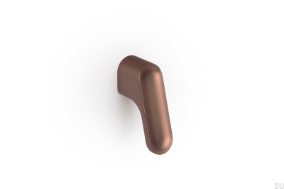 Puxador de metal para móveis Luv 51, marrom escovado