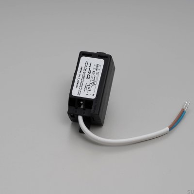Módulo compensador LED para dimmer, preto, padrão europeu.