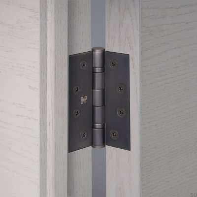 Dobradiças para portas, 102 x 76 x 3 mm, latão bronze queimado (conjunto de 2)