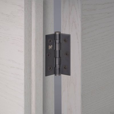 Dobradiças para portas, 76 x 51 x 2 mm, latão bronze queimado (conjunto de 2)