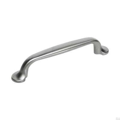 Puxador de móvel alongado 7032 96 Prata escovada (aspecto inox)