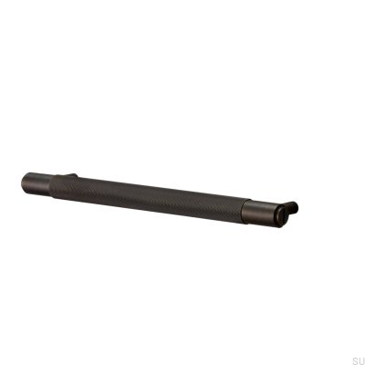Puxador alongado para móveis Cross 325 em latão bronze queimado