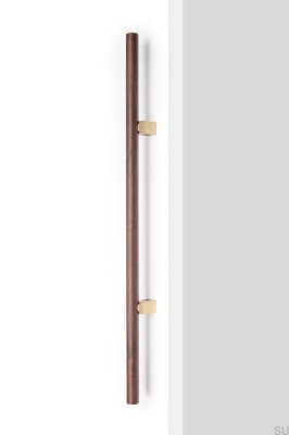 Kumo Wood Big 320 Madeira Nogueira com Detalhes em Ouro Escovado