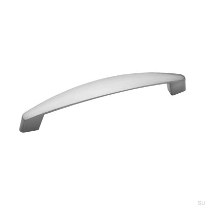 Puxador de móvel alongado 44324 128 Silver Brushed
