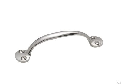Puxador de móvel oblongo 1690 101 Latão Niquelado