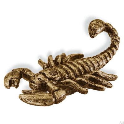 Maçaneta da mobília Krok Scorpion Bronze antigo