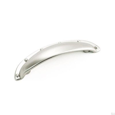 Puxador de móveis shell 8952 prata