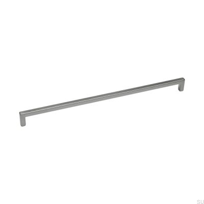 Puxador de móvel alongado 0143 320 Prata Escovado (aspecto inox)