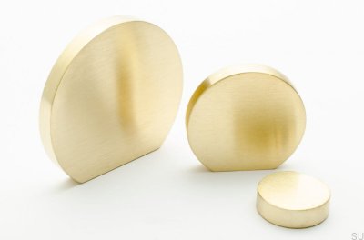 Maçaneta para móveis Globe 20 Latão Escovado sem Pintura