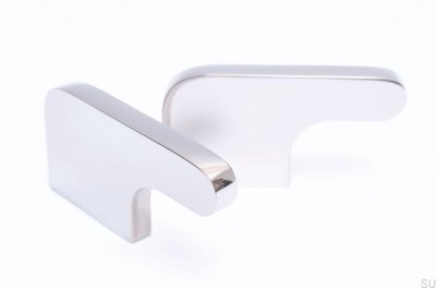 Puxador para móveis Soft Cut 55 Aço inoxidável polido