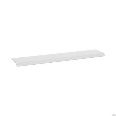 Puxador de móvel Curve 128 edge, alumínio branco