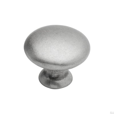 Botão para móveis 24226-30 prata antiquada